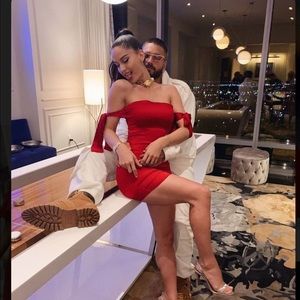 Lurelly Silk Bow Tie Dress